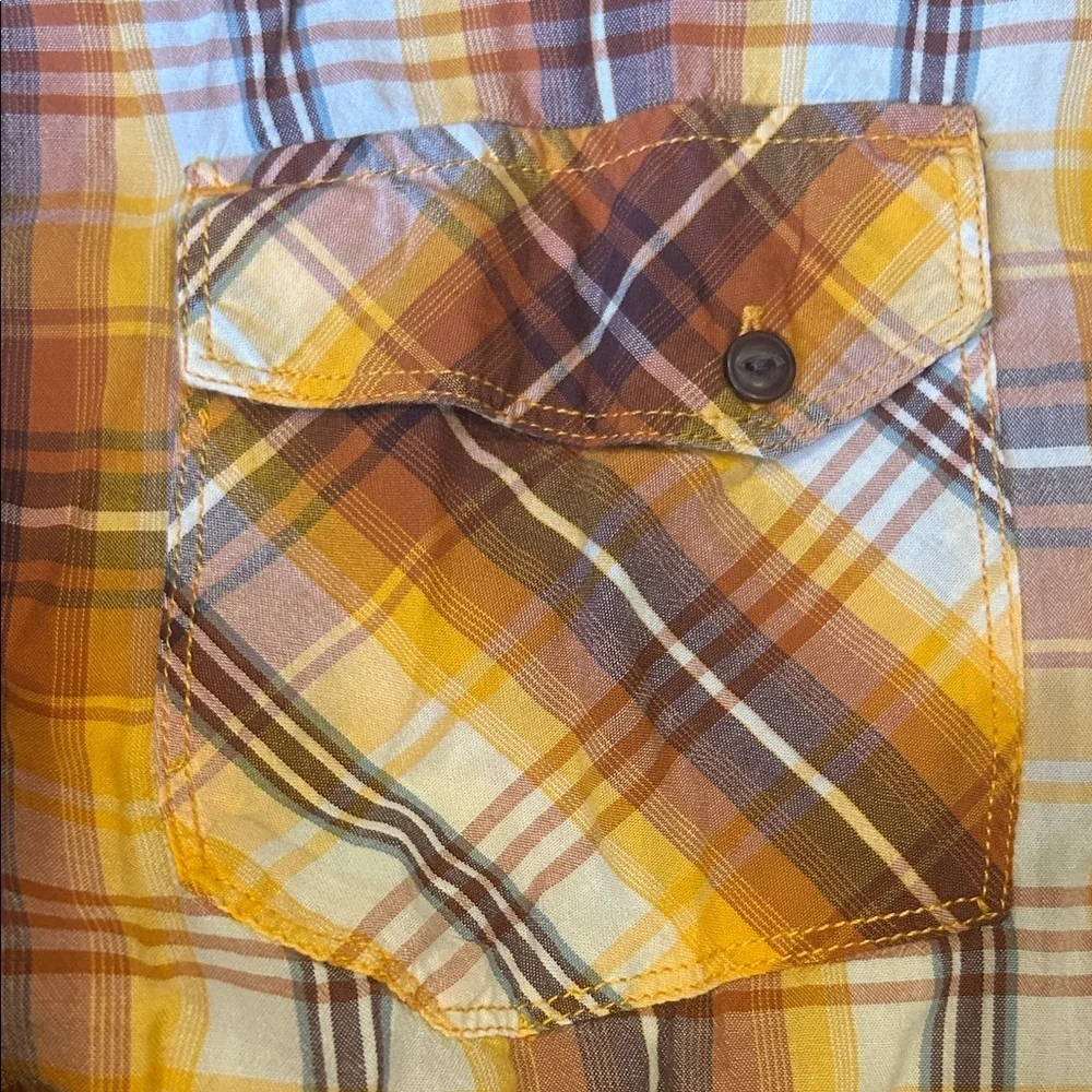 The North Face Plaid Short Sleeve Shirt Large